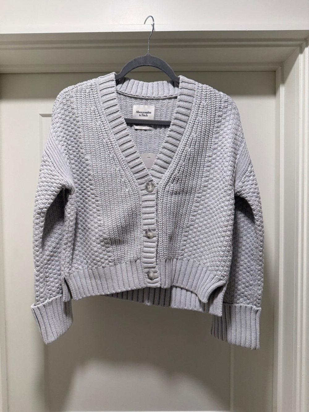 Abercrombie & Fitch Cameron Seed Stitch Cardigan - Picture 2 of 8